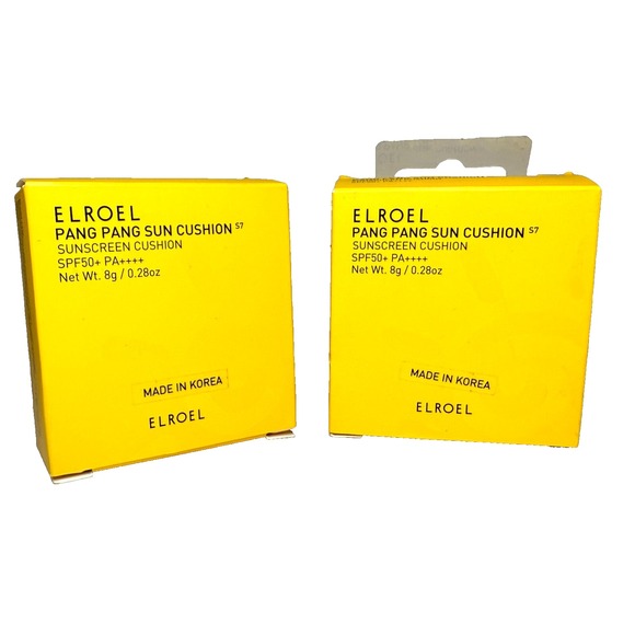 K-Beauty ELROEL Pang Pang Cushion Mini Sun SPF50+ UV PA++++ BUNDLE of 2 Exp 2027 - Picture 2 of 7